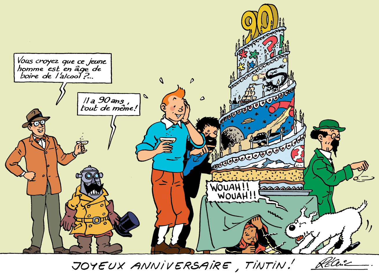 Tintin Fête Ses 90 Ans